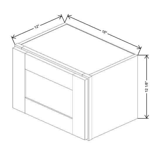 18" W X 12 1/8" H X 12" D Wall Cabinet