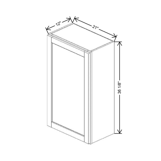 21" W X 36 1/8" H X 12" D Wall Cabinet