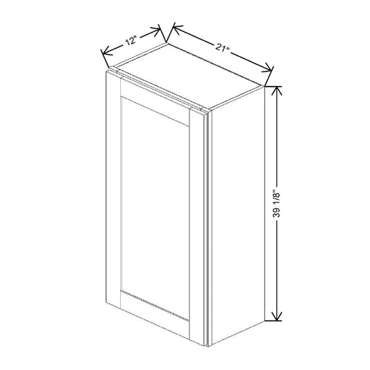 21" W X 39 1/8" H X 12" D Wall Cabinet