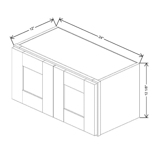 24" W X 12 1/8" H X 12" D Wall Cabinet