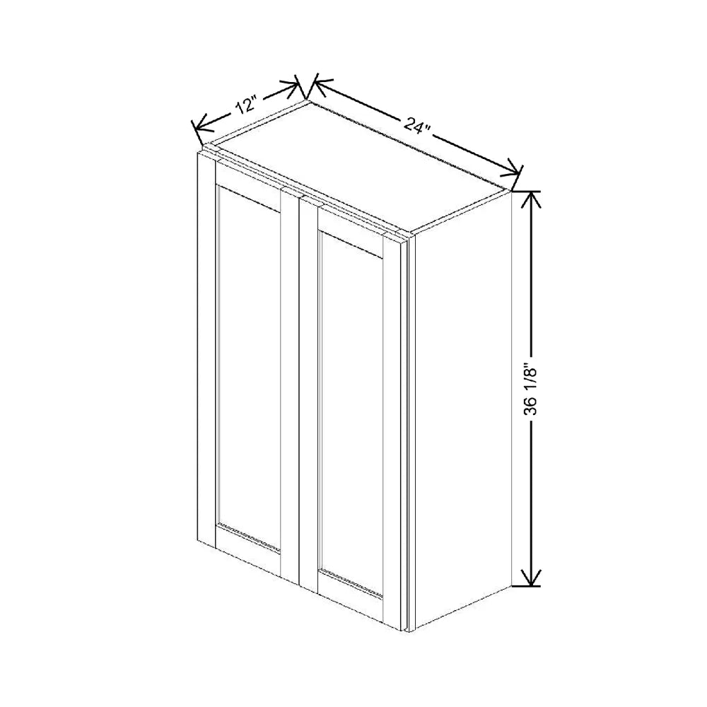 24" W X 36 1/8" H X 12" D Wall Cabinet