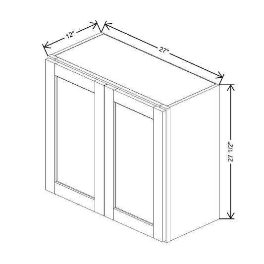 27" W X 24 1/2" H X 12" D Wall Cabinet