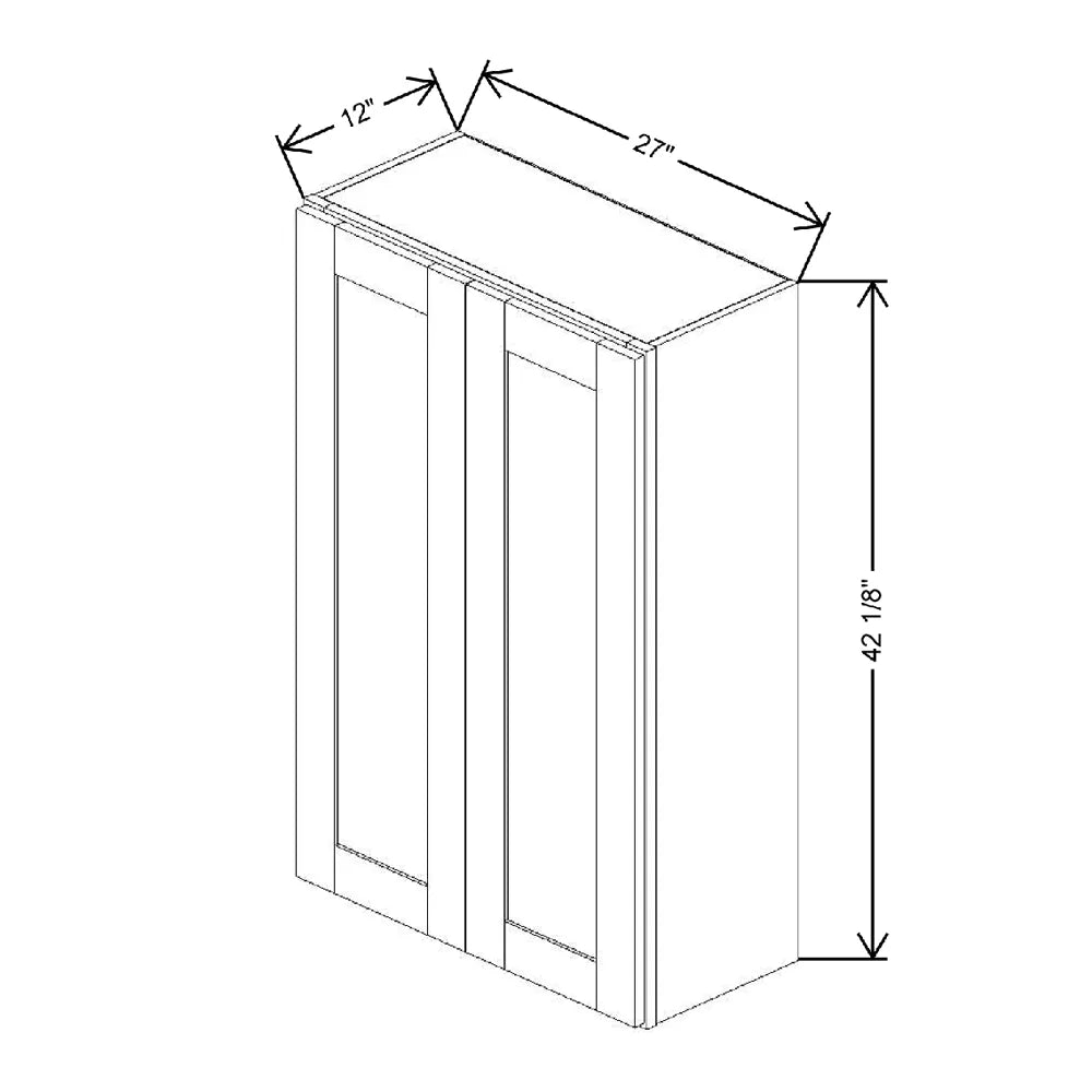 27" W X 42 1/8" H X 12" D Wall Cabinet