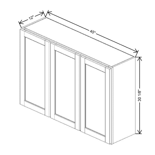 45" W X 30 1/8" H X 12" D Wall Cabinet