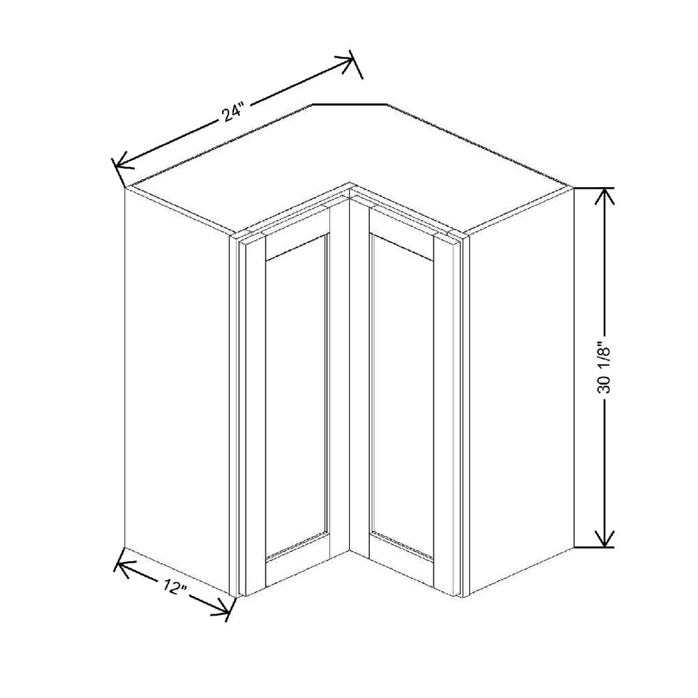 24" W X 30 1/8" H X 12" D Wall Easy Reach Cabinet