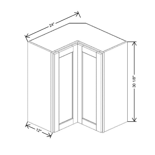 24" W X 30 1/8" H X 12" D Wall Easy Reach Cabinet