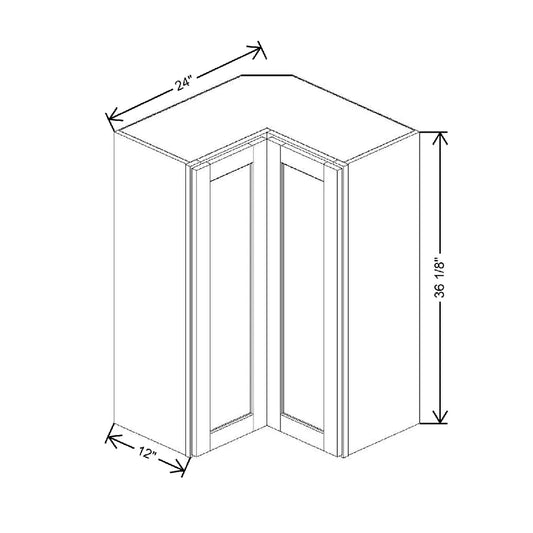 24" W X 36 1/8" H X 12" D Wall Easy Reach Cabinet