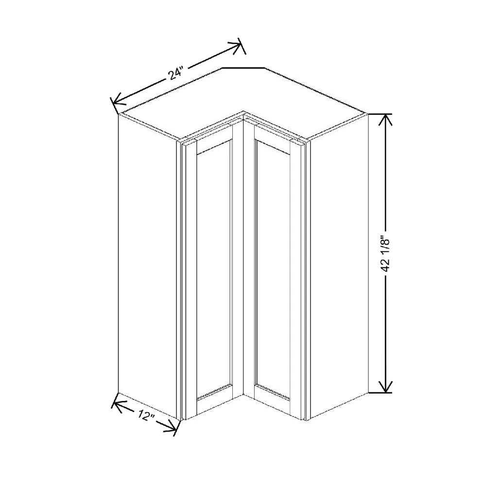 24" W X 42 1/8" H X 12" D Wall Easy Reach Cabinet