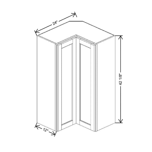 24" W X 42 1/8" H X 12" D Wall Easy Reach Cabinet