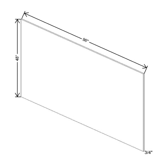 3/4" W X 48" H X 48" D Plywood Panel